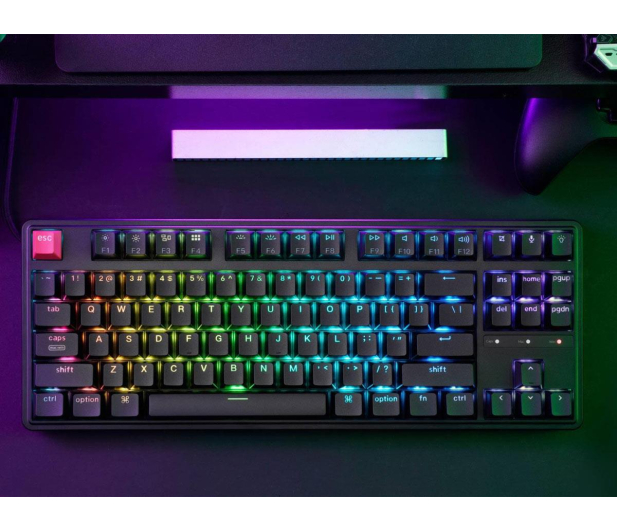 Keychron C3Pro H4 QMK Wired Mechanical  Super Banana RGB HotSwap TKL - 1507478 - zdjęcie 3